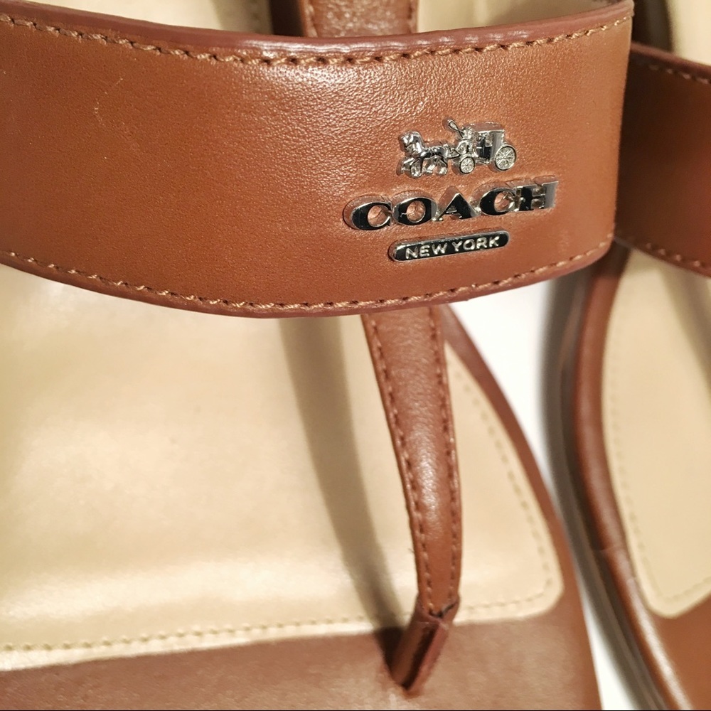 ✨FINAL PRICE✨ COACH Vienna Wedge Sandals - Picture 2 of 6